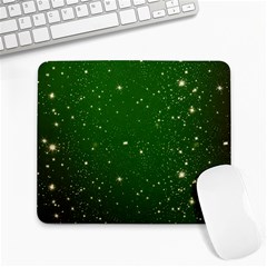 Background-star -green Large Mousepads by nateshop