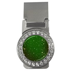 Background-star -green Money Clips (cz)  by nateshop