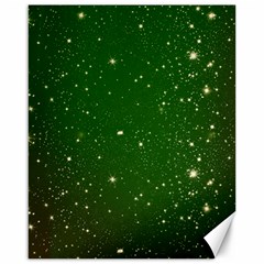 Background-star -green Canvas 16  X 20  by nateshop