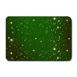 Background-star -green Small Doormat  24 x16  Door Mat