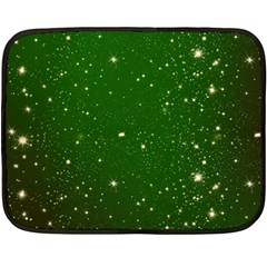 Background-star -green Double Sided Fleece Blanket (mini)  by nateshop