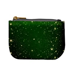 Background-star -green Mini Coin Purse by nateshop