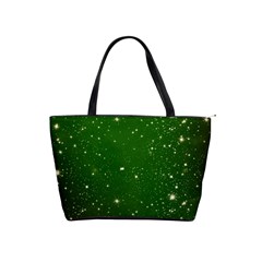 Background-star -green Classic Shoulder Handbag by nateshop