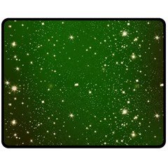 Background-star -green Fleece Blanket (medium)  by nateshop