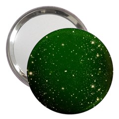 Background-star -green 3  Handbag Mirrors