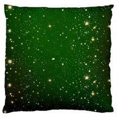 Background-star -green Large Cushion Case (two Sides)