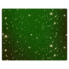 Background-star -green Double Sided Flano Blanket (medium)  by nateshop