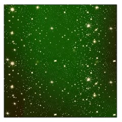 Background-star -green Square Satin Scarf (36  X 36 ) by nateshop