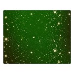 Background-star -green Double Sided Flano Blanket (Large)  80 x60  Blanket Front