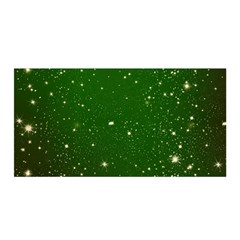 Background-star -green Satin Wrap 35  X 70  by nateshop