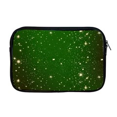 Background-star -green Apple Macbook Pro 17  Zipper Case