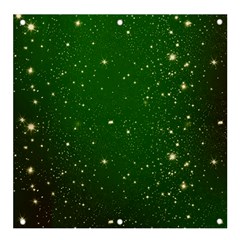 Background-star -green Banner And Sign 4  X 4  by nateshop