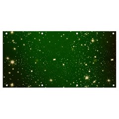 Background-star -green Banner And Sign 8  X 4 