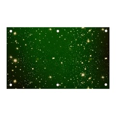 Background-star -green Banner And Sign 5  X 3 