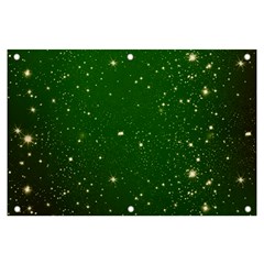 Background-star -green Banner And Sign 6  X 4 