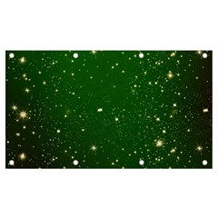 Background-star -green Banner And Sign 7  X 4 