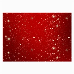 Background-star-red Large Glasses Cloth (2 Sides)