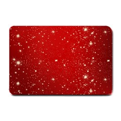 Background-star-red Small Doormat 