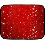 Background-star-red Fleece Blanket (Mini) 35 x27  Blanket