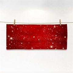 Background-star-red Hand Towel by nateshop