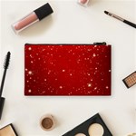 Background-star-red Cosmetic Bag (Small) Back