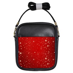 Background-star-red Girls Sling Bag by nateshop