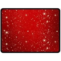 Background-star-red Fleece Blanket (large)  by nateshop