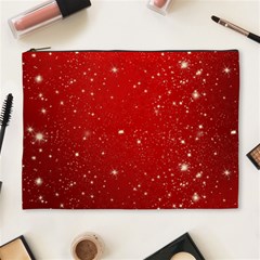 Background-star-red Cosmetic Bag (xl) by nateshop