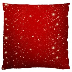 Background-star-red Large Cushion Case (one Side)