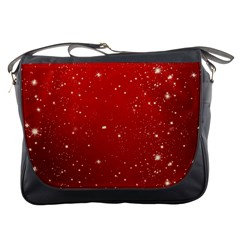 Background-star-red Messenger Bag by nateshop