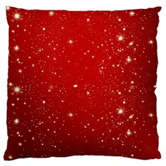 Background-star-red Large Flano Cushion Case (one Side) by nateshop