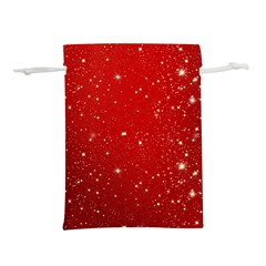 Background-star-red Lightweight Drawstring Pouch (l) by nateshop