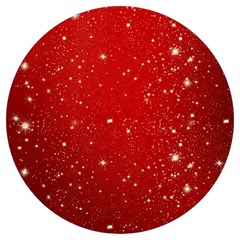 Background-star-red Round Trivet