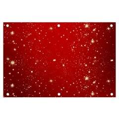 Background-star-red Banner And Sign 6  X 4 