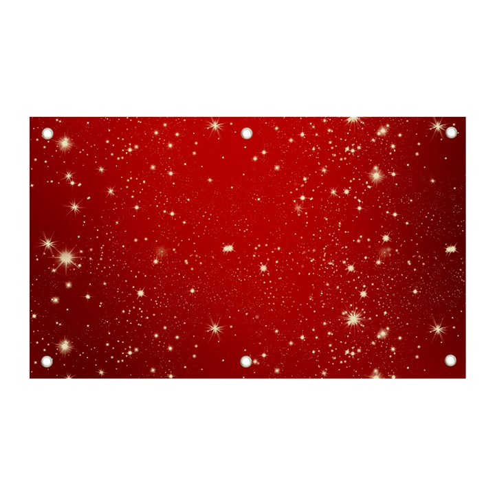 Background-star-red Banner and Sign 5  x 3 