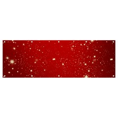 Background-star-red Banner And Sign 12  X 4  by nateshop