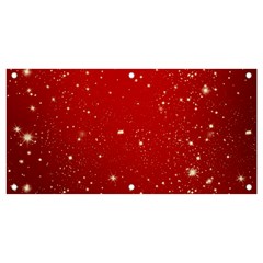 Background-star-red Banner And Sign 4  X 2 