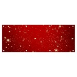 Background-star-red Banner and Sign 8  x 3  Front