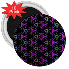 Background-triangle 3  Magnets (10 Pack)  by nateshop