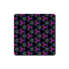 Background-triangle Square Magnet by nateshop