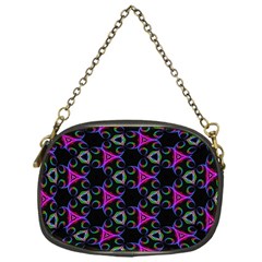 Background-triangle Chain Purse (one Side) by nateshop