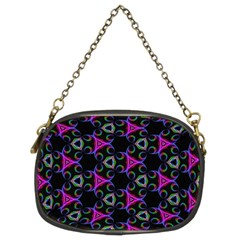 Background-triangle Chain Purse (two Sides) by nateshop