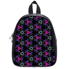 Background-triangle School Bag (small) by nateshop