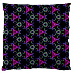 Background-triangle Large Cushion Case (one Side)