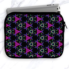 Background-triangle Apple Ipad 2/3/4 Zipper Cases by nateshop