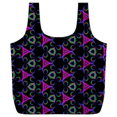 Background-triangle Full Print Recycle Bag (xl) by nateshop