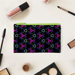 Background-triangle Cosmetic Bag (xs) by nateshop