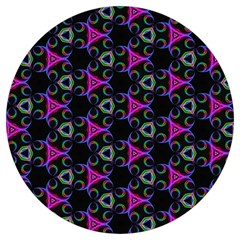 Background-triangle Round Trivet by nateshop