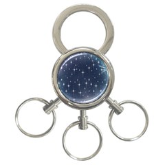 Background-star 3-ring Key Chain by nateshop