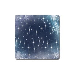 Background-star Square Magnet by nateshop